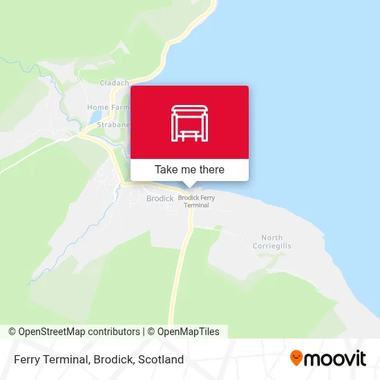 Ferry Terminal, Brodick map