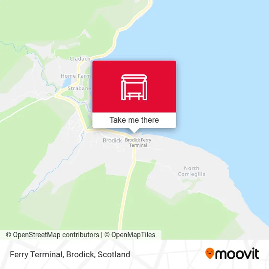Ferry Terminal, Brodick map