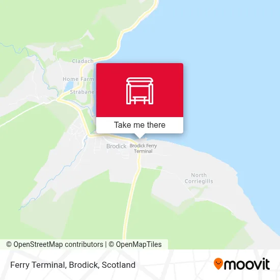 Ferry Terminal, Brodick map
