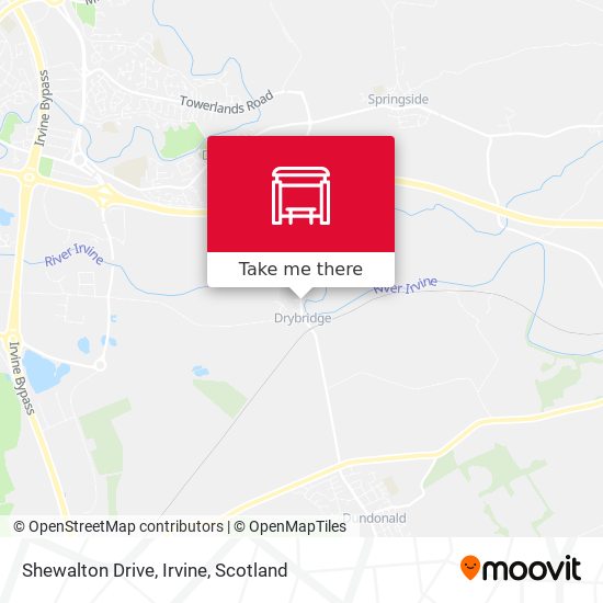 Shewalton Drive, Irvine map