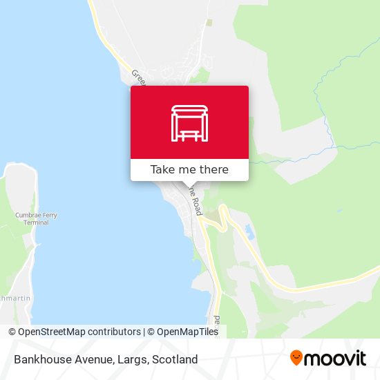 Bankhouse Avenue, Largs map