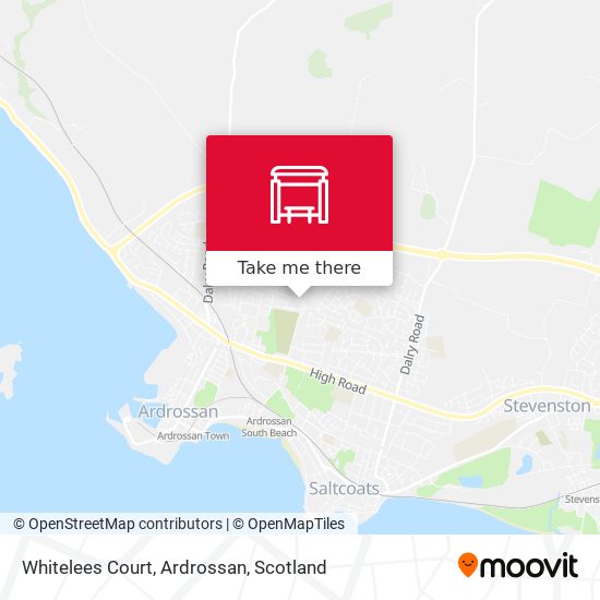 Whitelees Court, Ardrossan map