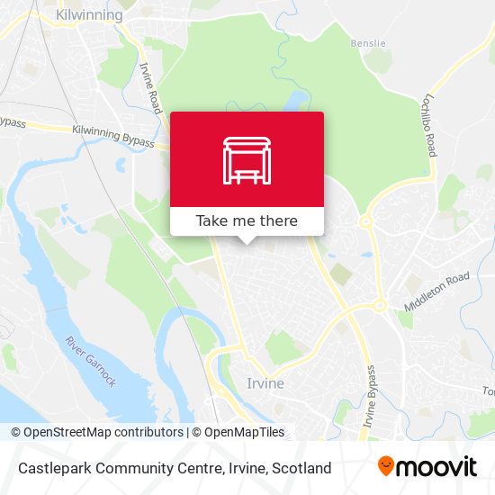 Castlepark Community Centre, Irvine map