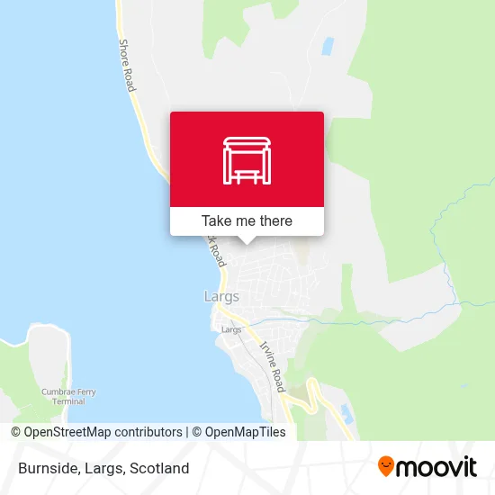 Burnside, Largs map