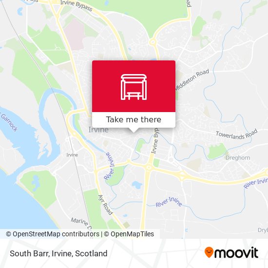 South Barr, Irvine map