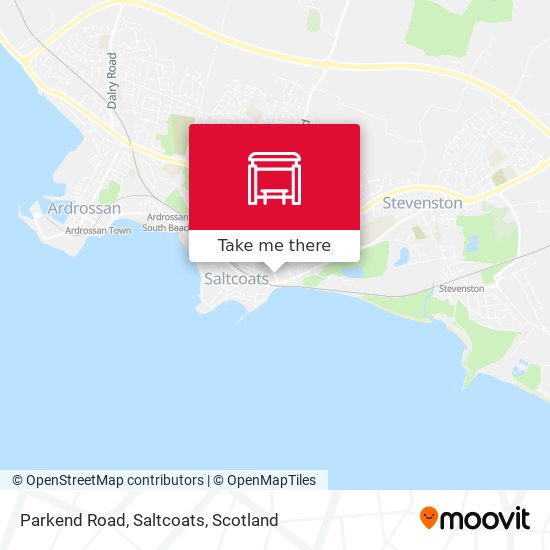 Parkend Road, Saltcoats map