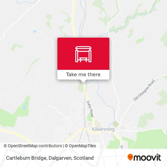 Cartleburn Bridge, Dalgarven map