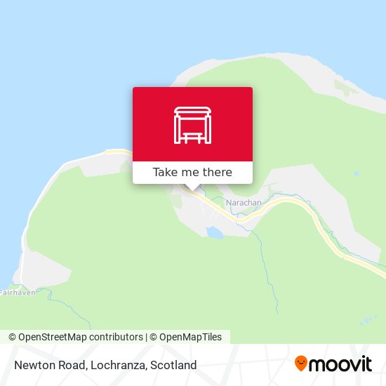Newton Road, Lochranza map
