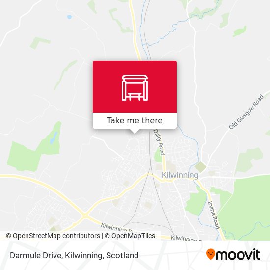 Darmule Drive, Kilwinning map