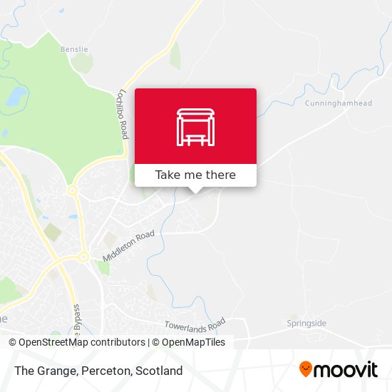 The Grange, Perceton map