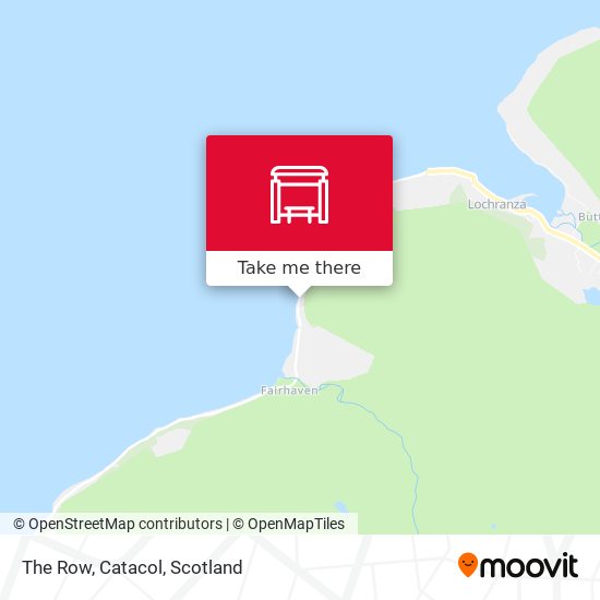 The Row, Catacol map