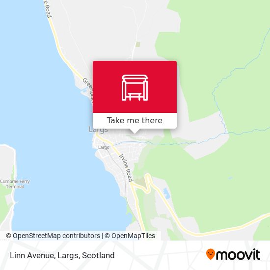 Linn Avenue, Largs map