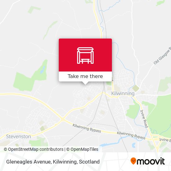 Gleneagles Avenue, Kilwinning map
