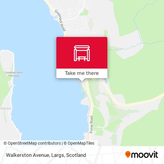 Walkerston Avenue, Largs map