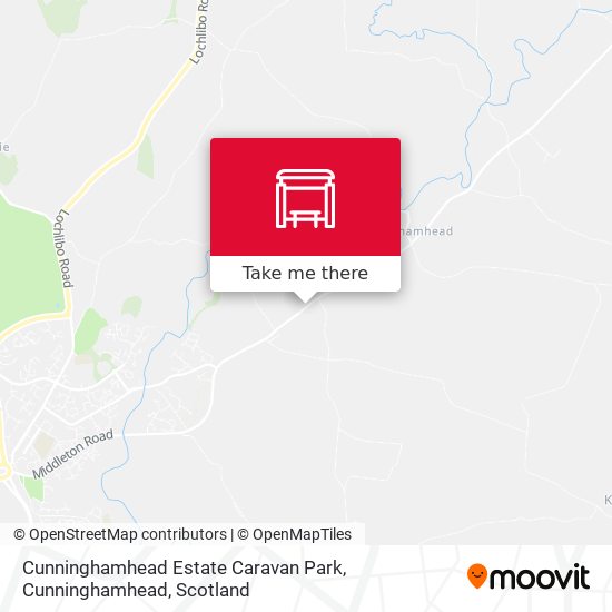 Cunninghamhead Estate Caravan Park, Cunninghamhead map