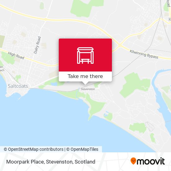 Moorpark Place, Stevenston map