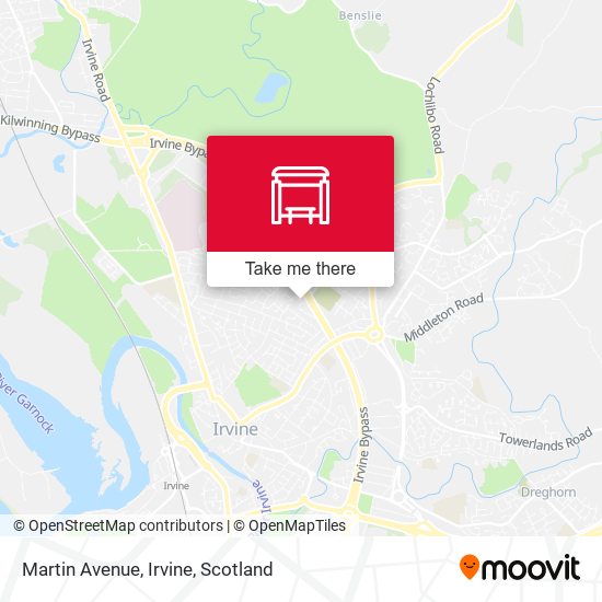 Martin Avenue, Irvine map