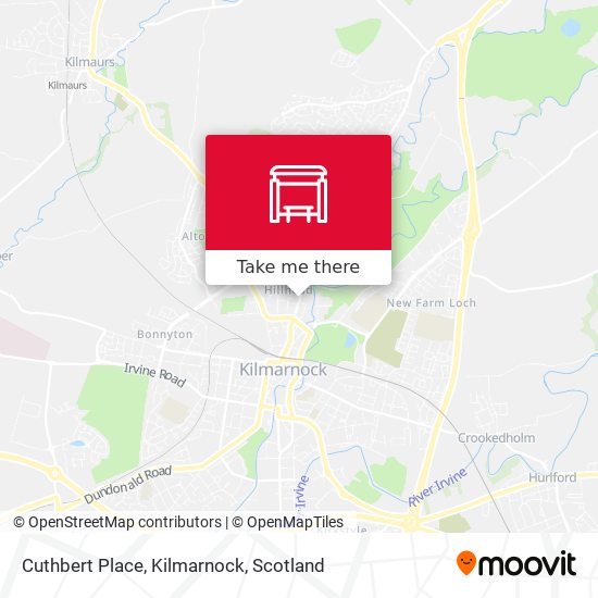 Cuthbert Place, Kilmarnock map