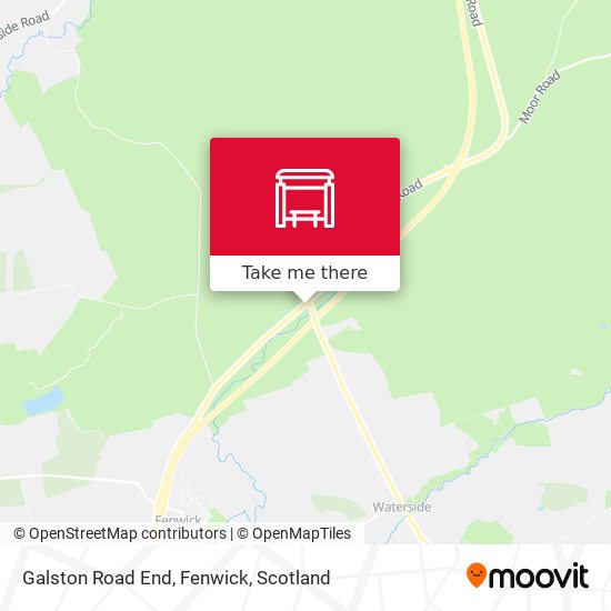 Galston Road End, Fenwick map