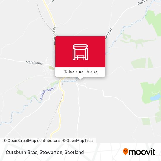 Cutsburn Brae, Stewarton map