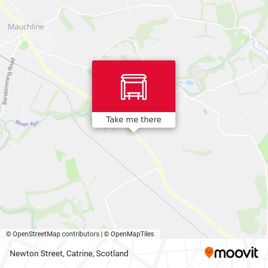 Newton Street, Catrine map