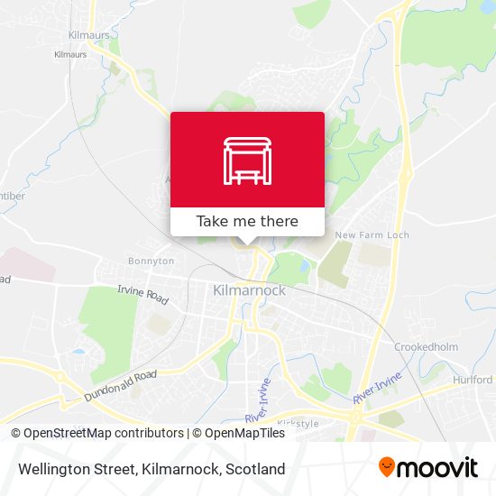 Wellington Street, Kilmarnock map