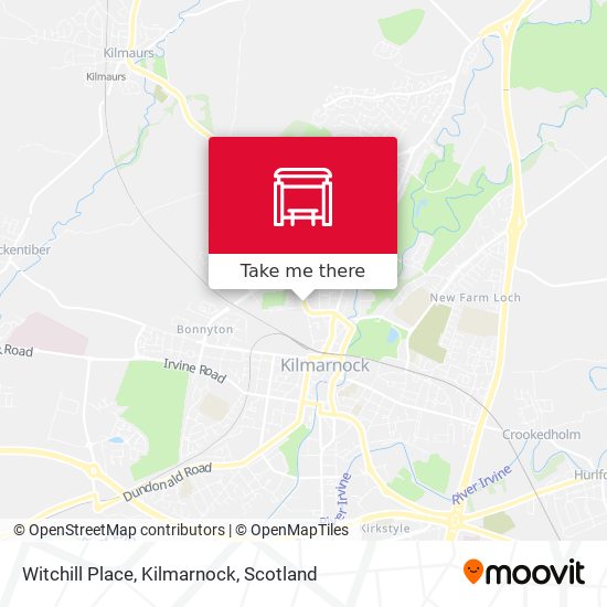 Witchill Place, Kilmarnock map