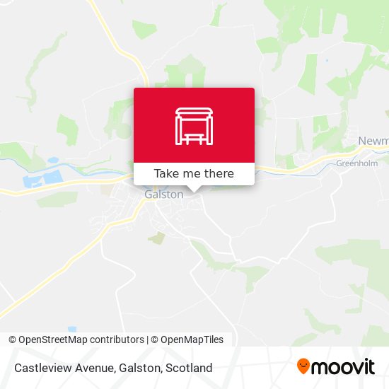 Castleview Avenue, Galston map