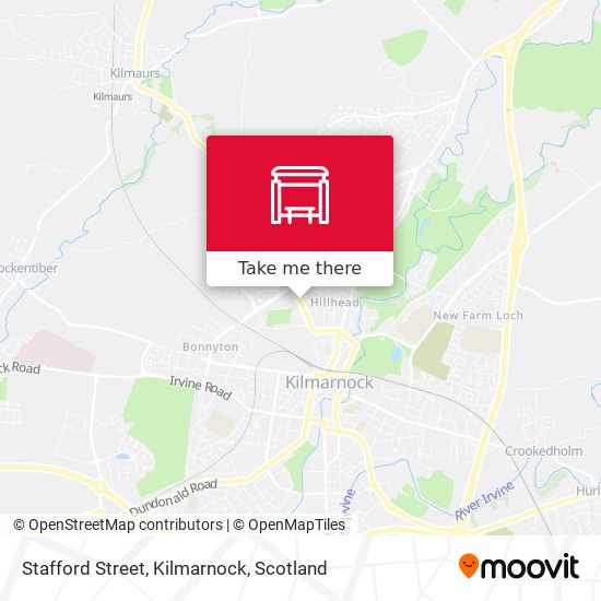 Stafford Street, Kilmarnock map