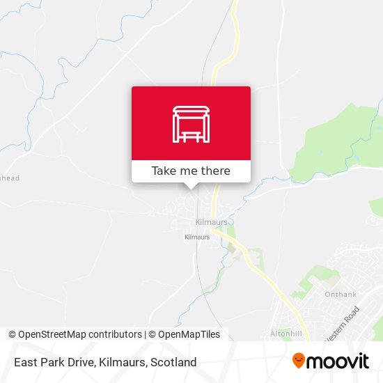East Park Drive, Kilmaurs map