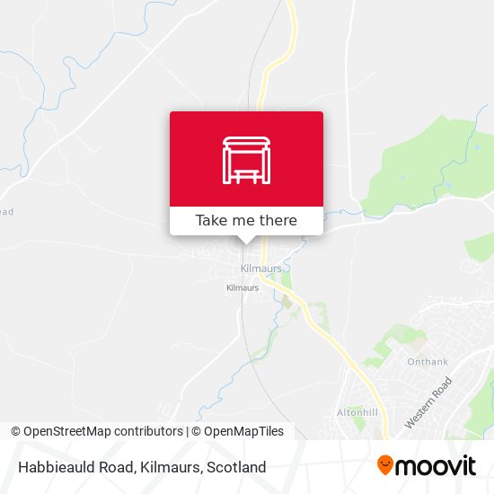 Habbieauld Road, Kilmaurs map