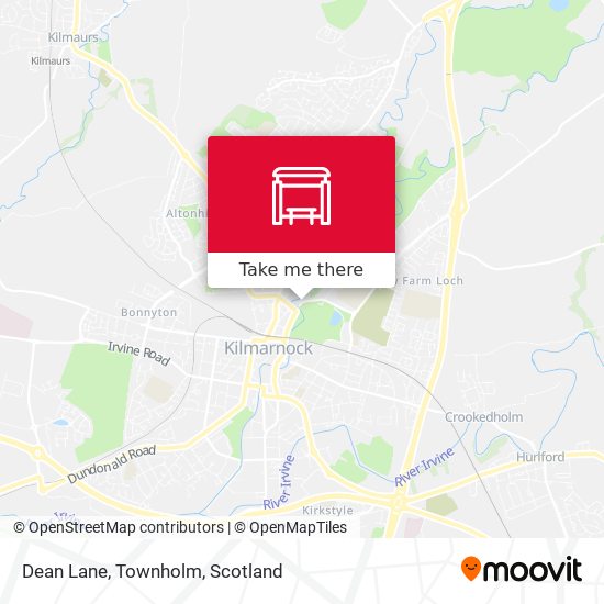 Dean Lane, Townholm map