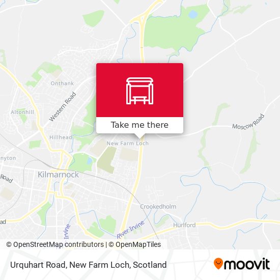 Urquhart Road, New Farm Loch map