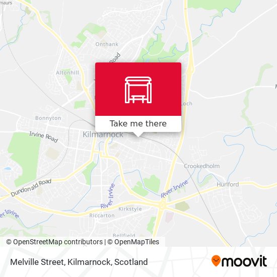 Melville Street, Kilmarnock map