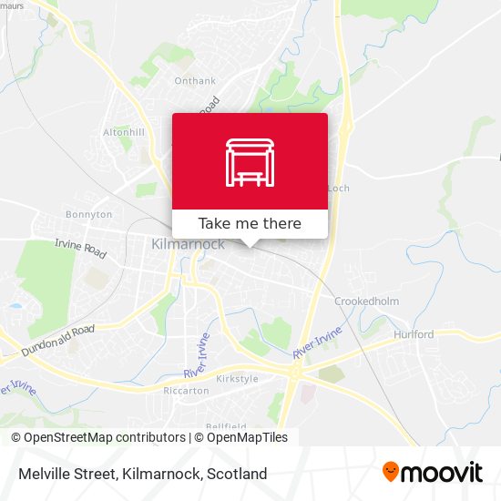 Melville Street, Kilmarnock map
