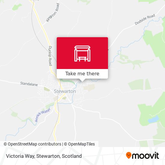Victoria Way, Stewarton map