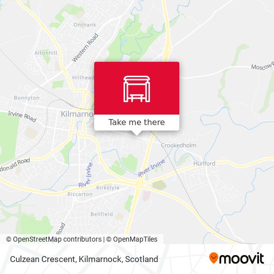 Culzean Crescent, Kilmarnock map