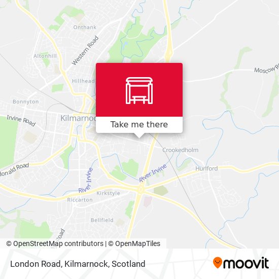 London Road, Kilmarnock map
