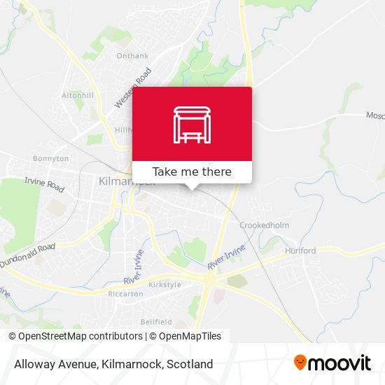Alloway Avenue, Kilmarnock map