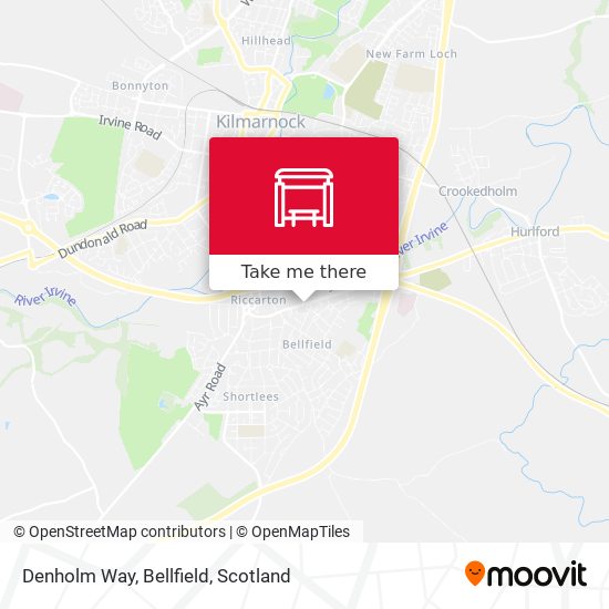 Denholm Way, Bellfield map