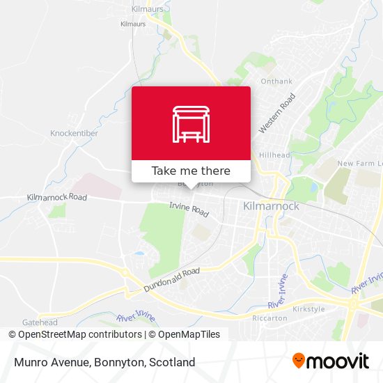 Munro Avenue, Bonnyton map