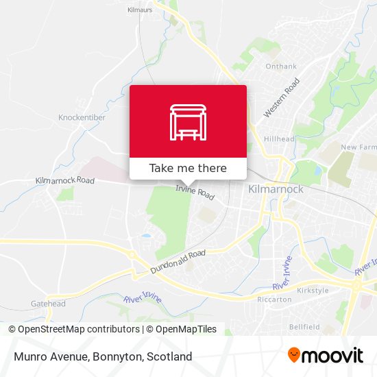 Munro Avenue, Bonnyton map