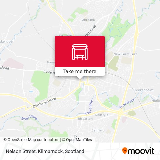 Nelson Street, Kilmarnock map