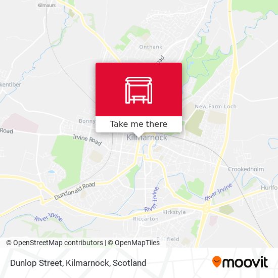 Dunlop Street, Kilmarnock map