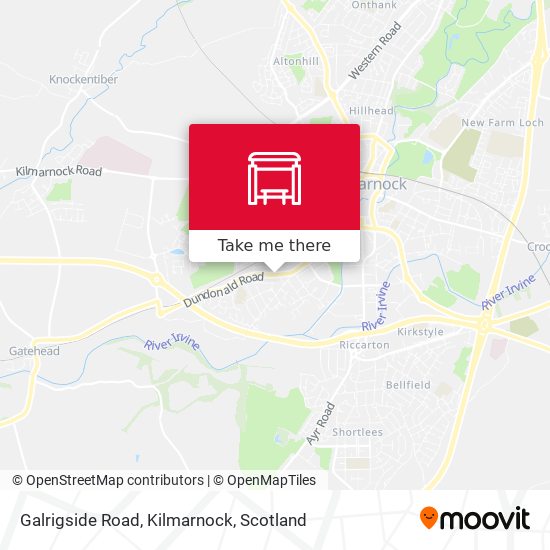 Galrigside Road, Kilmarnock map