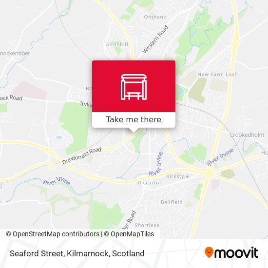 Seaford Street, Kilmarnock map