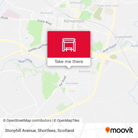 Stonyhill Avenue, Shortlees map