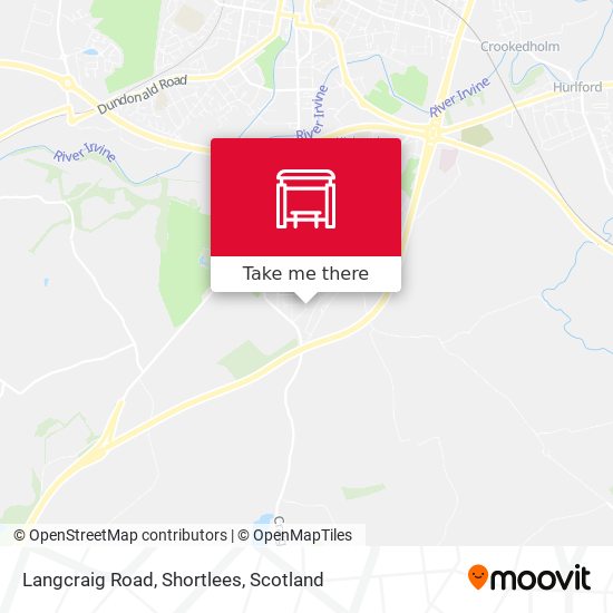 Langcraig Road, Shortlees map