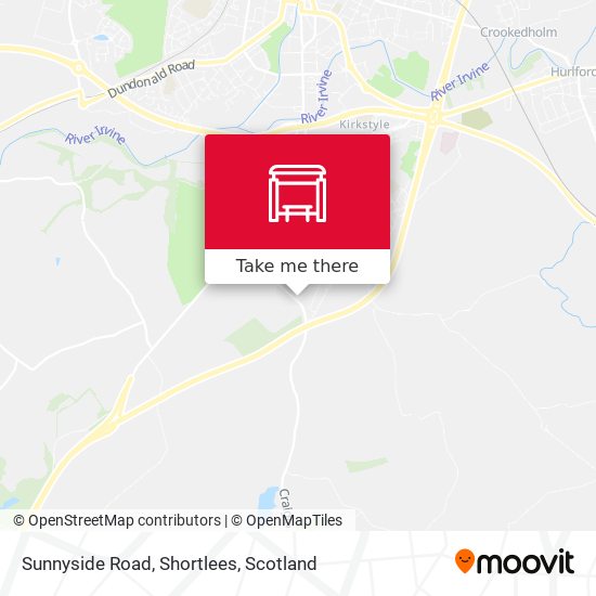 Sunnyside Road, Shortlees map