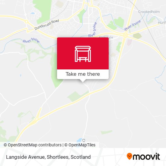 Langside Avenue, Shortlees map